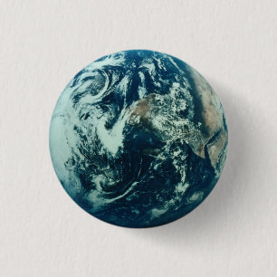 Badge Rond 2,50 Cm Bouton de la terre