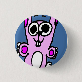 Badge Rond 2,50 Cm Bouton de lapin