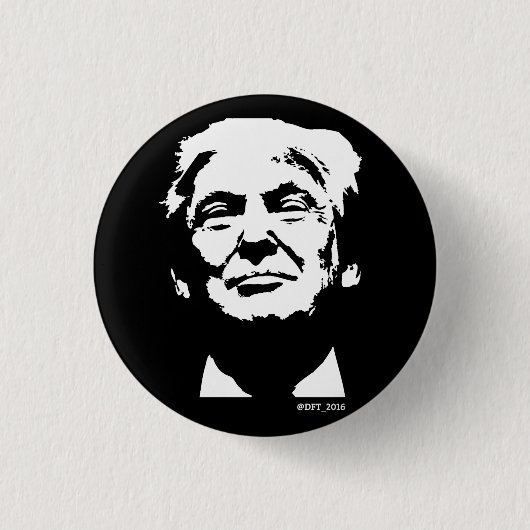 Badge Rond 2,50 Cm Bouton de l'atout 2016 de Donald F'n (sans (Devant)