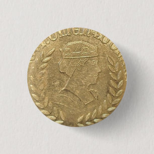 Badge Rond 2,50 Cm Bouton de laurier