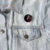 Badge Rond 2,50 Cm bouton de licorne (En situation)