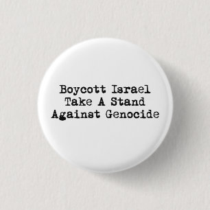 Badge Rond 2,50 Cm Bouton de l'Israël de boycott