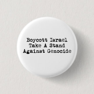 Badge Rond 2,50 Cm Bouton de l'Israël de boycott