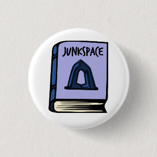 Badge Rond 2,50 Cm Bouton de livre de Rem Koolhaas Junkspace
