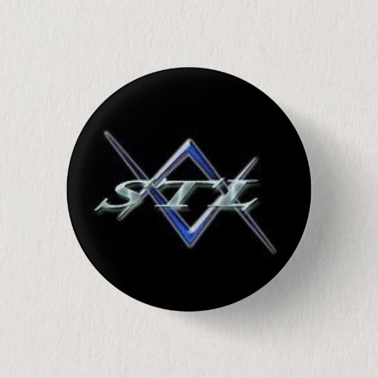 Badge Rond 2,50 Cm Bouton de logo (Devant)