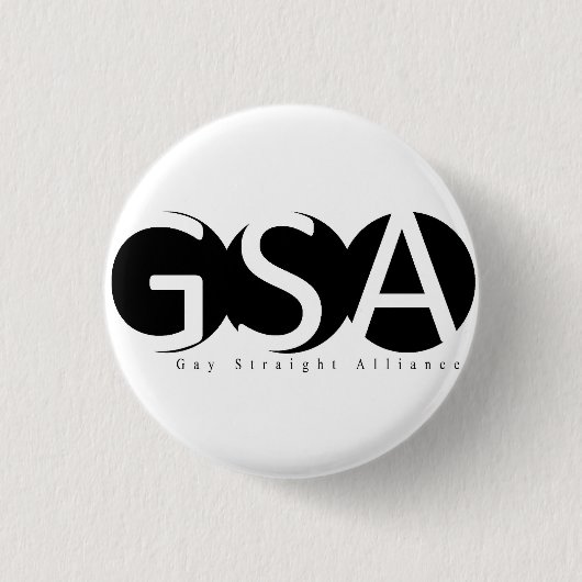 Badge Rond 2,50 Cm Bouton de logo d'APSU GSA (Devant)