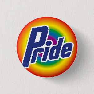 Badge Rond 2,50 Cm Bouton de logo d'arc-en-ciel de gay pride