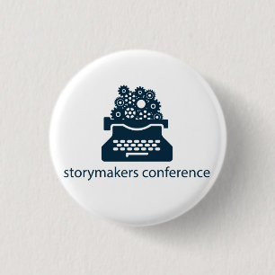 Badge Rond 2,50 Cm Bouton de logo de conférence de Storymakers