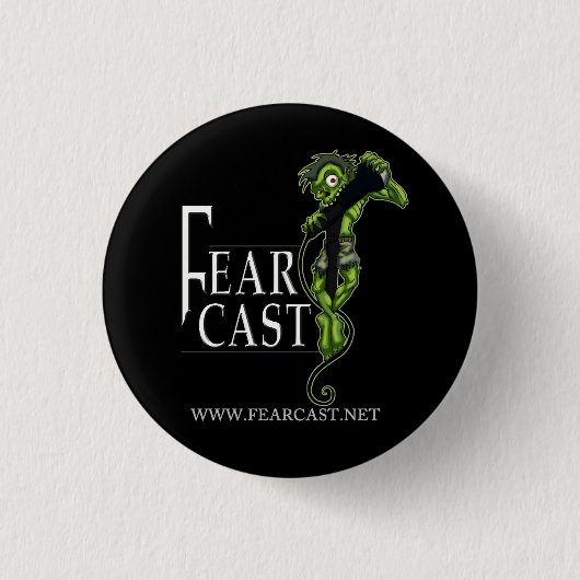 Badge Rond 2,50 Cm Bouton de logo de FearCast (Devant)