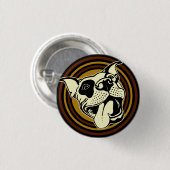 Badge Rond 2,50 Cm bouton de louie (Devant & derrière)