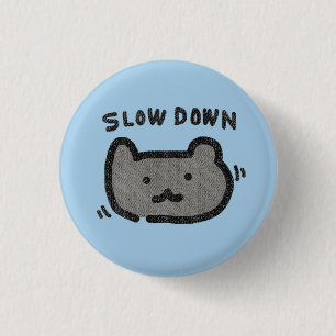 Badge Rond 2,50 Cm Bouton de l'ours