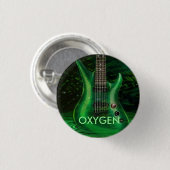Badge Rond 2,50 Cm Bouton de l'oxygène (Devant & derrière)