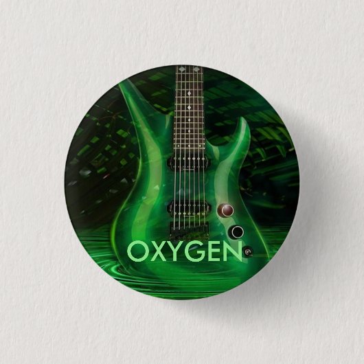 Badge Rond 2,50 Cm Bouton de l'oxygène (Devant)