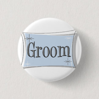 Badge Rond 2,50 Cm Bouton de marié