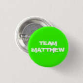Badge Rond 2,50 Cm Bouton de MATTHEW d'ÉQUIPE (Devant & derrière)