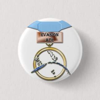 Badge Rond 2,50 Cm Bouton de médaille d'as d'évasion