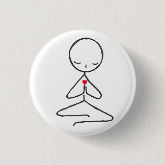 Badge Rond 2,50 Cm Bouton de Meditator (petit)