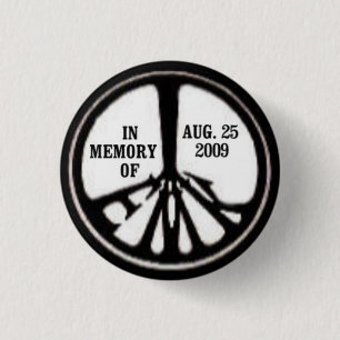 Badge Rond 2,50 Cm Bouton de mémorial de paix d'EMK