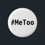 Badge Rond 2,50 Cm bouton de #MeToo<br><div class="desc">C'est une déclaration simple en noir et blanc. J'ai fait ceci pour me, mais j'espère que d'autres personnes le trouveront utile en faisant cette déclaration dans le monde réel. J'ai essayé de ne faire à ceci aucun pourcentage, mais ce n'est pas une option - je n'essaye pas de profiter, fais...</div>