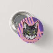 Badge Rond 2,50 Cm Bouton de Michi (Devant & derrière)