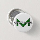 Badge Rond 2,50 Cm Bouton de Mindcleaner (Devant & derrière)