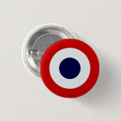 Badge Rond 2,50 Cm Bouton de Mods de Français (Devant & derrière)