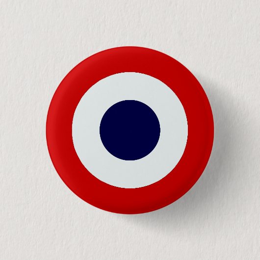Badge Rond 2,50 Cm Bouton de Mods de Français (Devant)