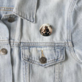 Badge Rond 2,50 Cm Bouton de moine singe (En situation)