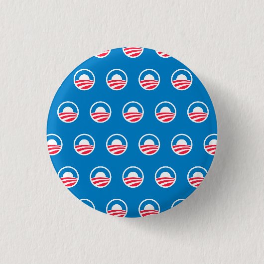 Badge Rond 2,50 Cm Bouton de motif d'Obama (Devant)