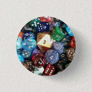 Badge Rond 2,50 Cm Bouton de MultiDice