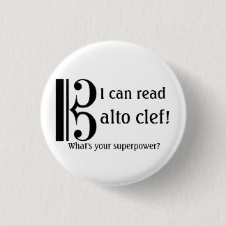 Badge Rond 2,50 Cm Bouton de musique