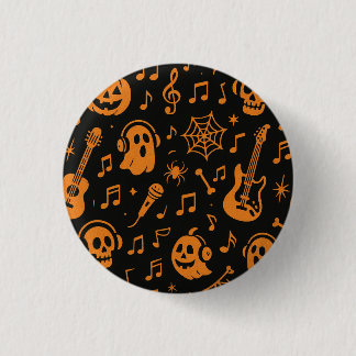 Badge Rond 2,50 Cm bouton de musique d'Halloween mignon