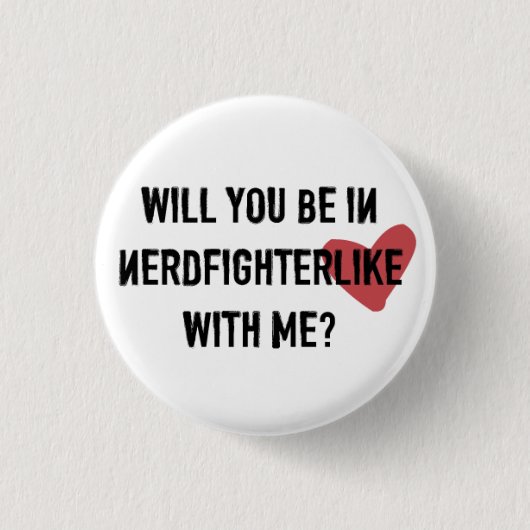 Badge Rond 2,50 Cm Bouton de Nerdfighterlike (Devant)