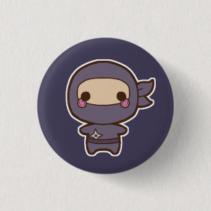 Badge Rond 2,50 Cm Bouton de Ninja