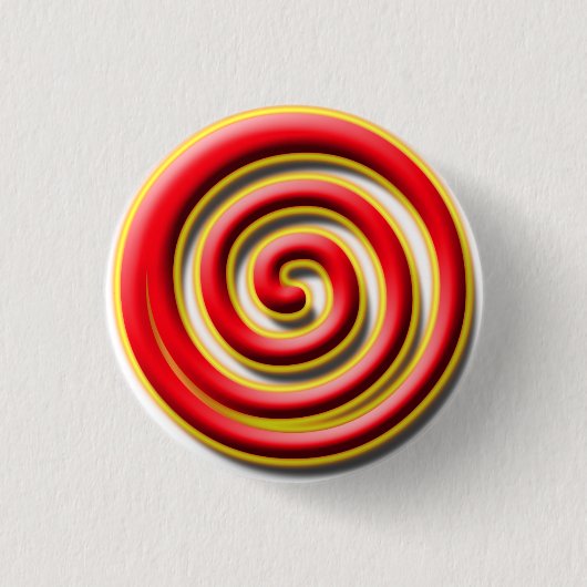 Badge Rond 2,50 Cm Bouton de no. 1 de spirale (Devant)