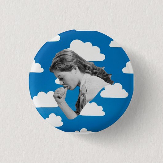 Badge Rond 2,50 Cm Bouton de nymphette de Bridgette Bardot (Devant)