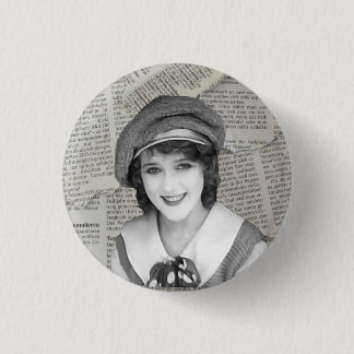 Badge Rond 2,50 Cm Bouton de nymphette de Mary Pickford