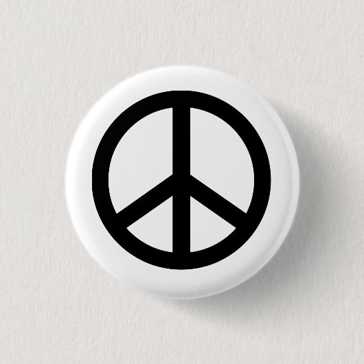 Badge Rond 2,50 Cm Bouton de paix (Devant)