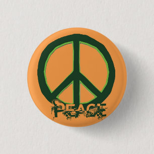 Badge Rond 2,50 Cm Bouton de paix