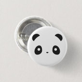 Badge Rond 2,50 Cm Bouton de panda (Devant & derrière)