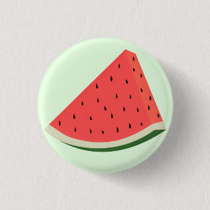 Badge Rond 2,50 Cm Bouton de pastèque doux