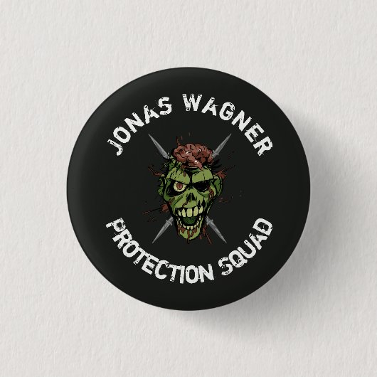 Badge Rond 2,50 Cm bouton de peloton de protection de wagner de Jonas (Devant)