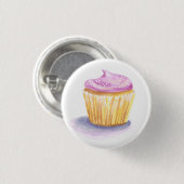 Badge Rond 2,50 Cm Bouton de petit gâteau (Devant & derrière)