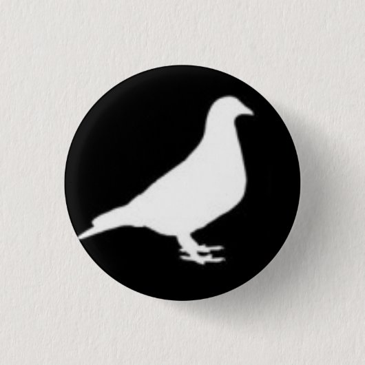 Badge Rond 2,50 Cm Bouton de pigeon (Devant)
