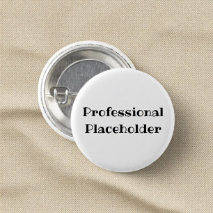 Badge Rond 2,50 Cm Bouton de pin de bureau drôle de titulaire profess