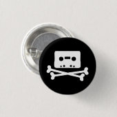 Badge Rond 2,50 Cm Bouton de pirate (Devant & derrière)