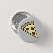 Badge Rond 2,50 Cm Bouton de pizza (Devant & derrière)