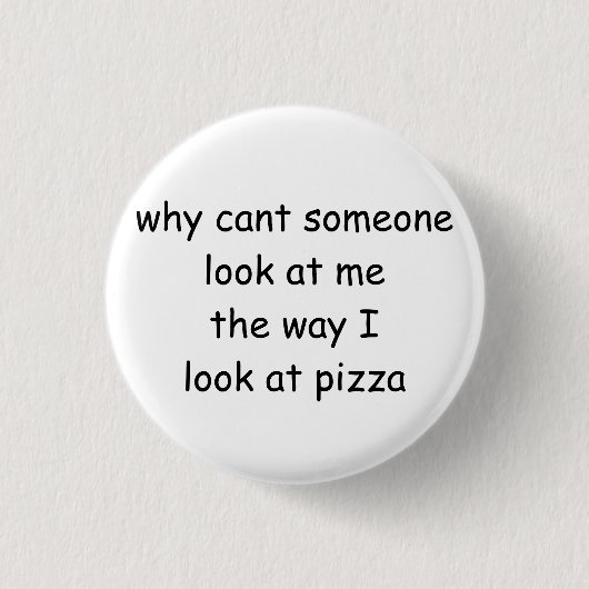 Badge Rond 2,50 Cm Bouton de pizza (Devant)