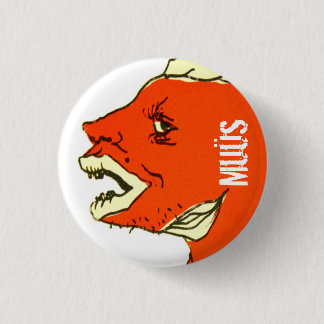 Badge Rond 2,50 Cm Bouton de plan rapproché de Flish-Flosh