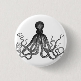Badge Rond 2,50 Cm Bouton de poulpe